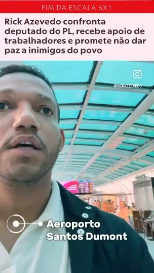 Vídeo: Rick Azevedo confronta lider do PL que é contra o FIM DA ESCADA 6x1!